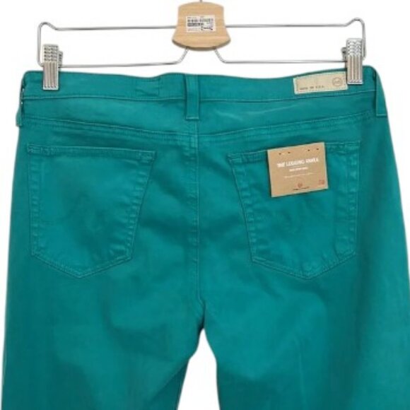 AG Adriano Goldschmied teal supper skinny ankle jeans size 30 NWT - Picture 8 of 10